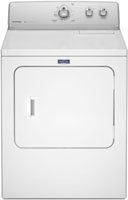 Whirlpool MEDC215EW Maytag 7.0 Cu ft. Large Capacity Electric Dryer with Wrinkle Control, White