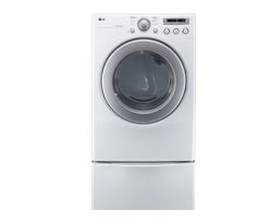 LG DLE2250W7.1 Cu. Ft. White Stackable Electric Front Load Dryer