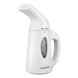 ESUPER Garment Steamer Portable Handheld Fabric Steamer Fast Heat-up Powerful Travel Garment Clo ...