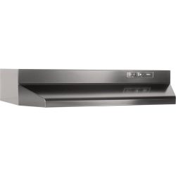 Broan F404223 Two-Speed Four-Way Convertible Range Hood, 42-Inch, Black