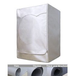 T-Language Waterproof Dust-proof Washing Machine &Dryer Cover Silver M Thin