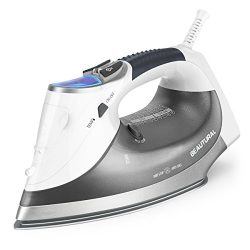 Beautural 1800 Watt Variable Temperature and Steam Iron with LCD Display, Double Ceramic Coated  ...