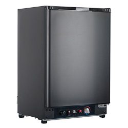 SMETA Freestanding Portable Propane Refrigerator Compact Fridge Beverage Cooler 2.1 cuft,12v/110 ...