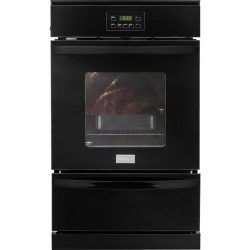 Frigidaire FFGW2415QB 24″ 3.3 cu. ft. Capacity Gas Single Wall Oven with 2 Oven Racks, ADA ...