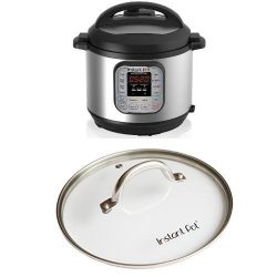 Instant Pot IP-DUO60 7-in-1 Multi-Functional Pressure Cooker, 6Qt/1000W with Instant Pot Tempere ...