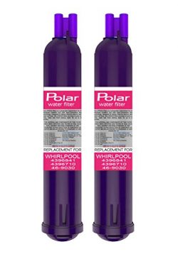 Polar 4396841, 4396710, Filter 3 Refrigerator Water Filter (2 Pack)