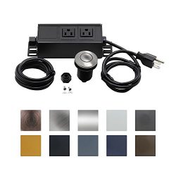 Garbage Disposal Air Switch Kit Dual Outlet Sink Top Waste Disposal On/Off Switch Kit Food and W ...