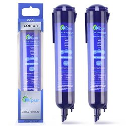 Coipur 4396841 4396710 Whirlpool Refrigerator Water Filter 2 pack (Blue, 2) … (blue, 2)