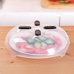 Hover Cover Microwave Magnetic Splatter Guard Lid With Steam Vent