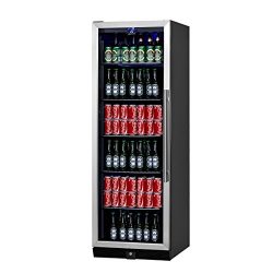 KingsBottle Built-In Beer and Beverage Cooler Refrigerator – 450 Can Dual Temperature Drin ...