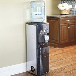 DELLA 048-GM-48200 2-in-1 Multi-Function Dispenser with Built-In Ice Maker Machine Watercooler,  ...