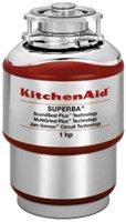 KitchenAid KCDS100T 1 hp Continuous Feed Food Waste Disposer, Red