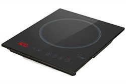 Chef’s Star Touch Panel 1800W Portable Induction Cooktop Countertop Burner – 120V /  ...