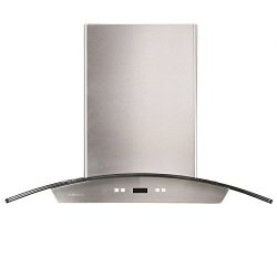 CAVALIERE 24″ Wall Mounted Stainless Steel / Glass Kitchen Range Hood 900 CFM SV218D-24