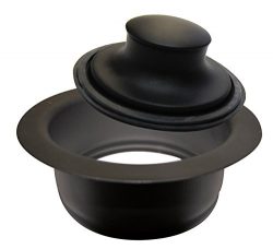 Keeney Manufacturing K5417BLK Garbage Disposal Flange and Stopper, Black