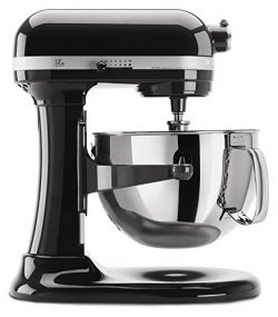 KitchenAid KP26M1XOB 6 Qt. Professional 600 Series Bowl-Lift Stand Mixer – Onyx Black