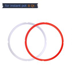 Silicone Sealing Ring 8 Quart for instant pot IP-DUO80, BPA Free, Sweet and Savory Edition, Dish ...