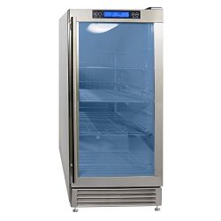 Maxx Ice MCBC3U-O Commercial 3 Cu Ft Outdoor Indoor Built-In Undercounter or Freestanding Glass  ...