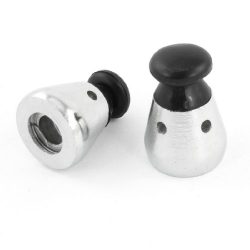 Pressure Cooker Relief Jigger Valve 1.5 Inch High 2Pcs Black