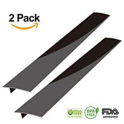 Silicone Stove Counter Gap Cover – Kitchen Wide & Long Gap Filler, Seals Spills Betwee ...