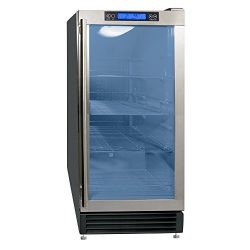 Maxx Ice MCBC3U Commercial 3 Cubic Ft Capacity Indoor Built-In Undercounter or Freestanding Glas ...