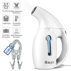 Balight Clothes Steamer, 180ml Handheld Garment Steamer Portable Fabric Steamer 90 Seconds Heat- ...