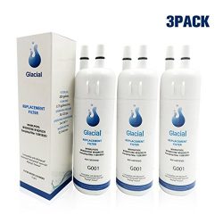 Glacial Pure Refrigerator Water Filter Replacement for EDR1RXD1, W10295370A, W10295370, Filter 1 ...