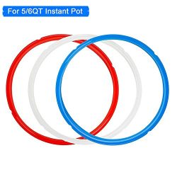 Sealing Ring – Pressure Cooker Silicone Sealing Ring for 5QT/6QT Instant Pot, Seal Lasting ...