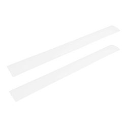 Evelots Silicone Stove Counter Gap Covers, Set of 2, White