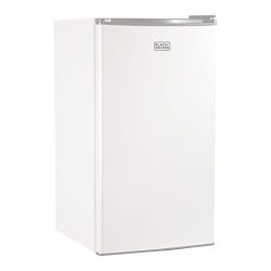 BLACK+DECKER BCRK32W Compact Refrigerator Energy Star Single Door Mini Fridge with Freezer, 3.2  ...