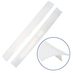 Stove Gap Guards, Set of 2 Clear, Flexible Silicone Gap Covers, Seal the Gap Next to your Range, ...