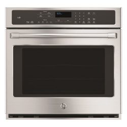 GE Cafe CT9050SHSS 30″ Single Electric Wall Oven with 10-Pass Bake Element, in Stainless S ...