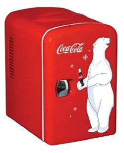 Coca Cola KWC-4 6-Can Personal Mini 12V DC Car and110V AC Cooler