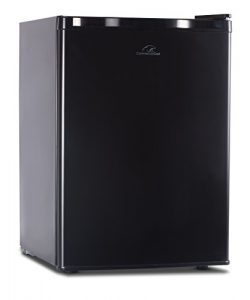 Commercial Cool CCR26B Compact Single Door Refrigerator and Freezer, 2.6 Cu. Ft. Mini Fridge, Black