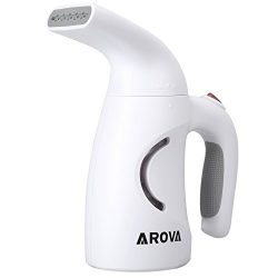 AROVA Clothes Handheld Steamer 140ML Portable Garment Steamer, 2 Min Heat-up Premium Fabric Stea ...