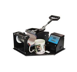 Vinmax Mini Dual Digital Display Heat Press Transfer Sublimation Machine for Cup Coffee Mug