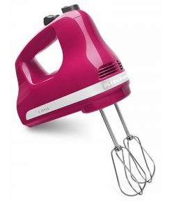 KitchenAid KHM512CB Hand Mixer, Cranberry, 1