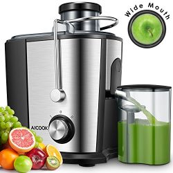 Juicer Juice Extractor, Aicook Wide Mouth Centrifugal Juicer, BPA-Free Food Grade Stainless Stee ...