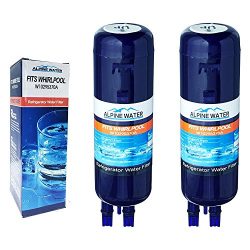 Alpine Water Refrigerator Water Filter (Blue, 2 pack)