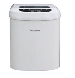 Magic Chef MCIM22W 27 lb Ice Maker, White