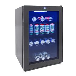 NutriChef AZPKTEBC70 70l Beverage and Wine Cooler Combination, Black