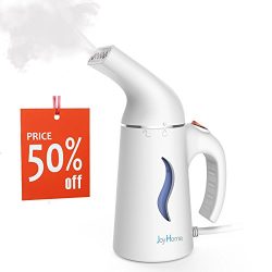 JoyHome Garment Steamer, Clothes Steamer, Fabric Steamer, 130ml Portable Handheld Fast Heat-up M ...