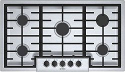 Bosch 500 Series 36″ Stainless Steel 5 Burner Gas Cooktop