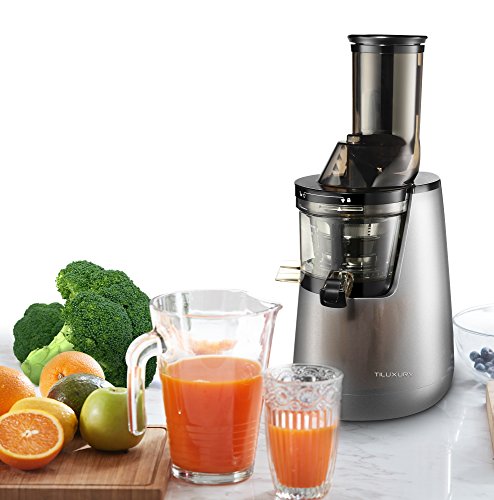 Slow Masticating Juicer extractor by Tiluxury with Low Speed Wide Chute ...