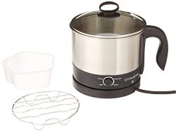 Uniware 70019 1.2 LT S.S304 Electric Cooker W. Rotating Base, 8.7” x 6.7” x 7′ ...