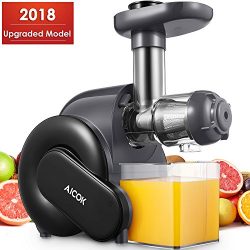 Juicer, Aicok Slow Masticating Juicer with Reverse Function, Cold Press Juicer with Quiet Motor, ...