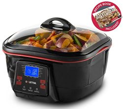 Gourmia GMC780 18 in 1 Multi Cooker With LCD Display – Deep Fry, Steam, Bake, Roast, Saute ...