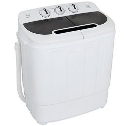 Portable Compact Lightweight Mini Twin Tub Washing Machine Washer Spin Dryer For Apartments, Dor ...