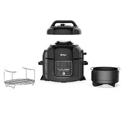 Ninja Foodi 1400-Watt Multi Cooker, Pressure Cooker, Steamer & Air Fryer w/ TenderCrisp Tech ...