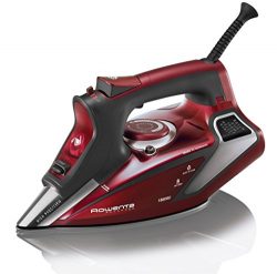 Rowenta 1800-Watt Professional Digital LED Display Steam Iron with Stainless Steel Soleplate, 40 ...